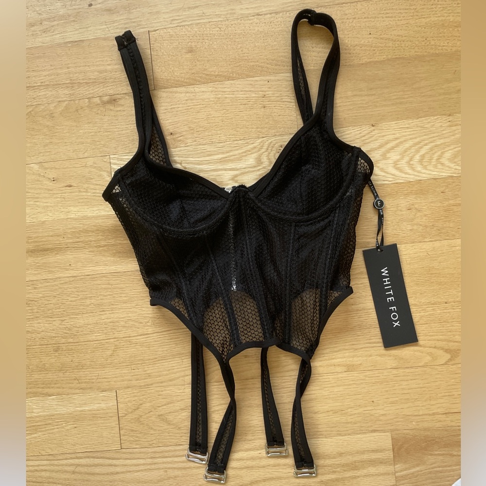 White Fox Enlighten Me Bustier NWT Size M